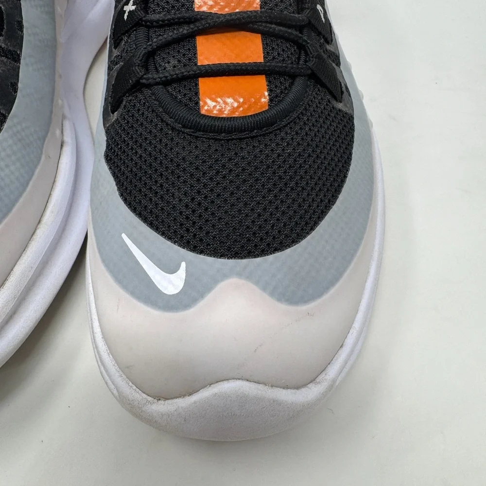 Nike Air Max Axis Black White Magma Orange AA2146-017‎ Men's Size 7
